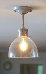 Rustic Bell Pendant Light