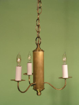 Colonial Reproduction Metal Chandelier-3