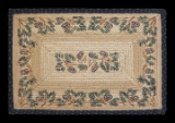 Braided Rug Rectangle Pine Cone