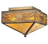 Grizzly Bear Flushmount Large Ceiling Light