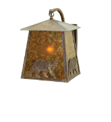 Stillwater Deer Curved Arm Wall Sconce