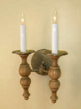 Early American Sconce-Double