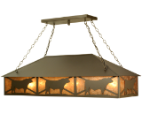 Steer Oblong Pendant 50 inches