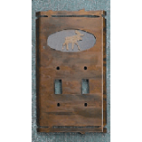Rustic Light Switch Plate SET Double-Q