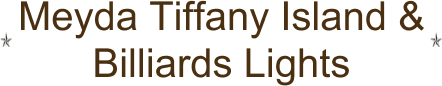 Meyda Tiffany Island & Billiards Lights