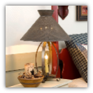 Betsy RossTin Country Table Lamp with Tin Shade
