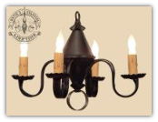 Rustic Cottage Tin Chandelier