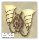 Rustic Double Western Style Sconce