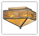 Grizzly Bear Flushmount Large Ceiling Light
