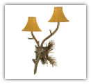Lone Pine Wall Sconce Double Light
