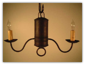 Wrought Iron and Metals Chandeliers
