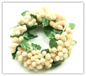 Candle Ring- Microbead Buttercream-Set of 6