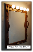 Natural Elk Antler Vanity Mirror