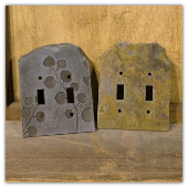Slate Natural Switch & Outlet Plates-PAIR