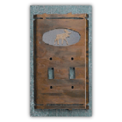 Rustic Light Switch Plate SET Double-Q