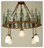 Tall Pines Chandelier