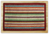 Wicker Weave Bright Stripe